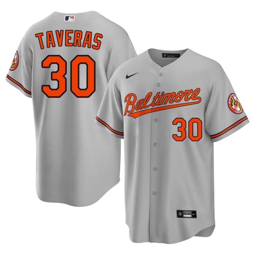 Birds Leody Taveras Gray #30 Mens New Jerseys 255088-727