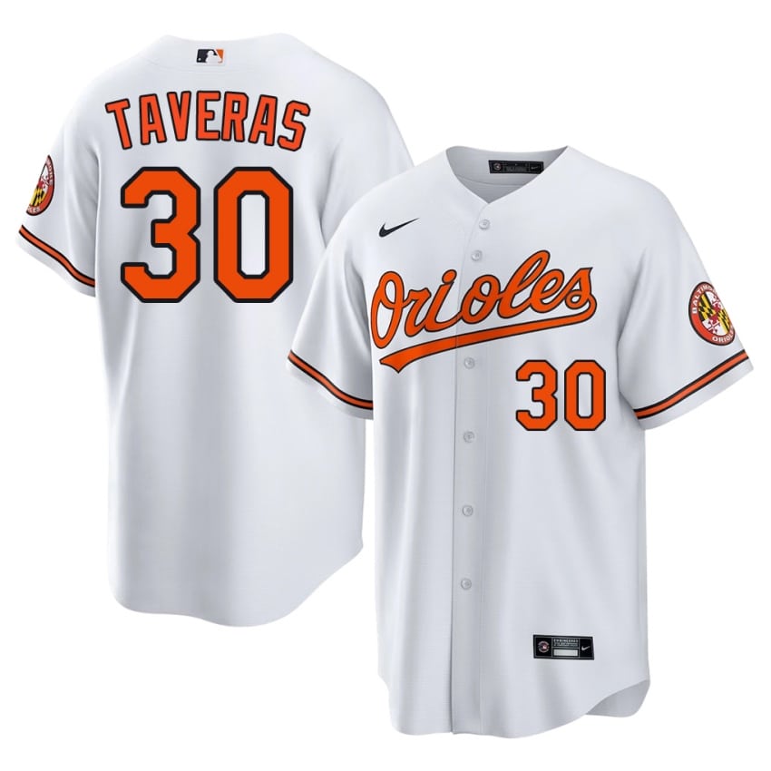 Orange Birds Leody Taveras White #30 Men's Popular Jerseys 298724-338