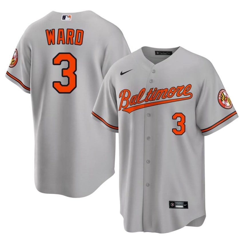 The Birds Taylor Ward Gray #3 Men Player Jerseys 676794-862