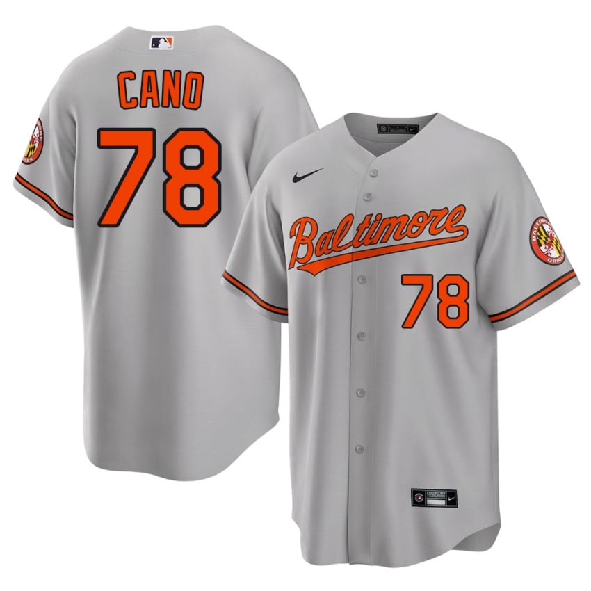 Orioles Yennier Cano Gray #78 Mens 2026-27 Jerseys 665204-452