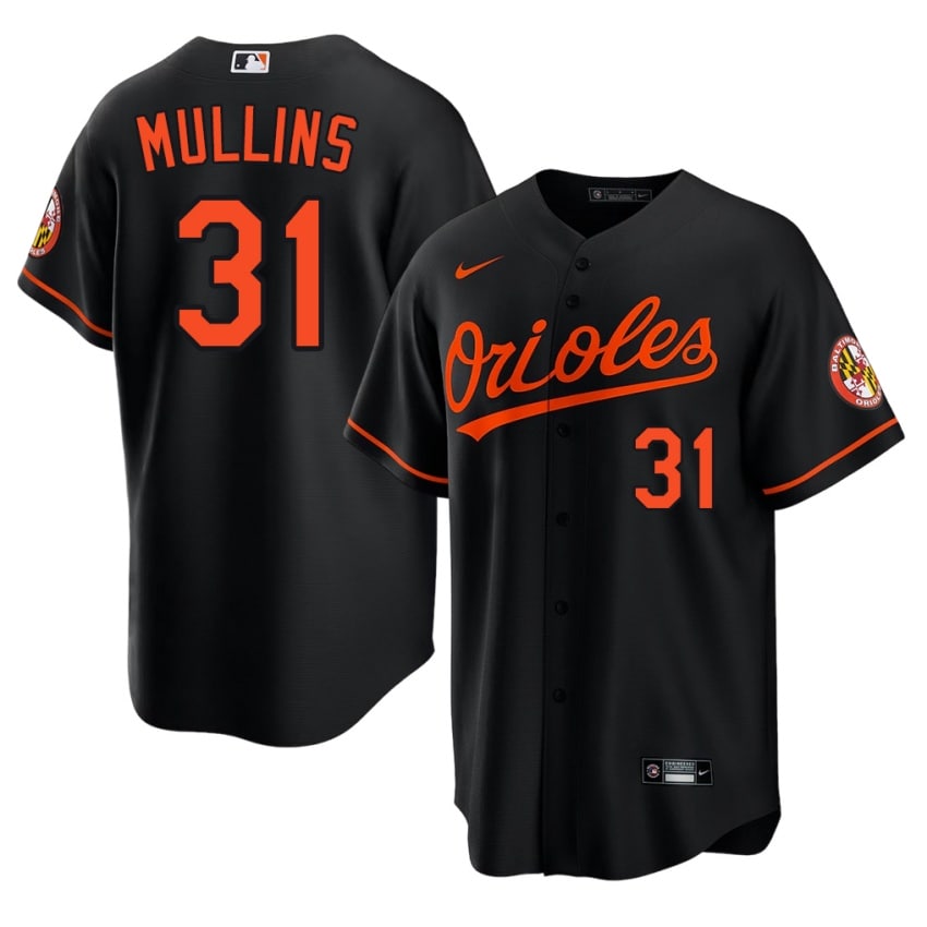 Orange Birds Cedric Mullins Black #31 Men Replica Jersey 307457-539
