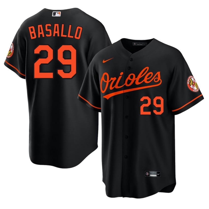 Birdland Samuel Basallo Black #29 Men's Authentic Jerseys 624253-446