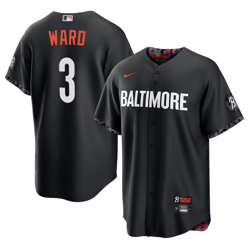 Orange Birds Taylor Ward Black City Connect #3 Mens 2026-27 Jerseys 411736-881