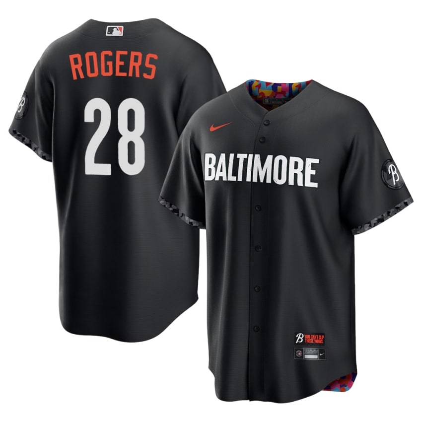 O's Trevor Rogers Black City Connect #28 Mens Player Jerseys 158181-198