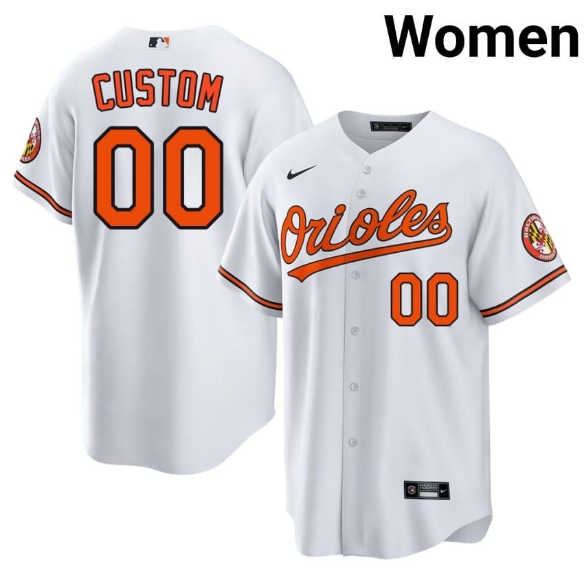 O's Custom White #00 Women's 2026-27 Jerseys 813761-911