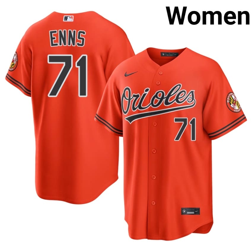 Birdland Dietrich Enns Orange #71 Women Popular Jerseys 695836-870