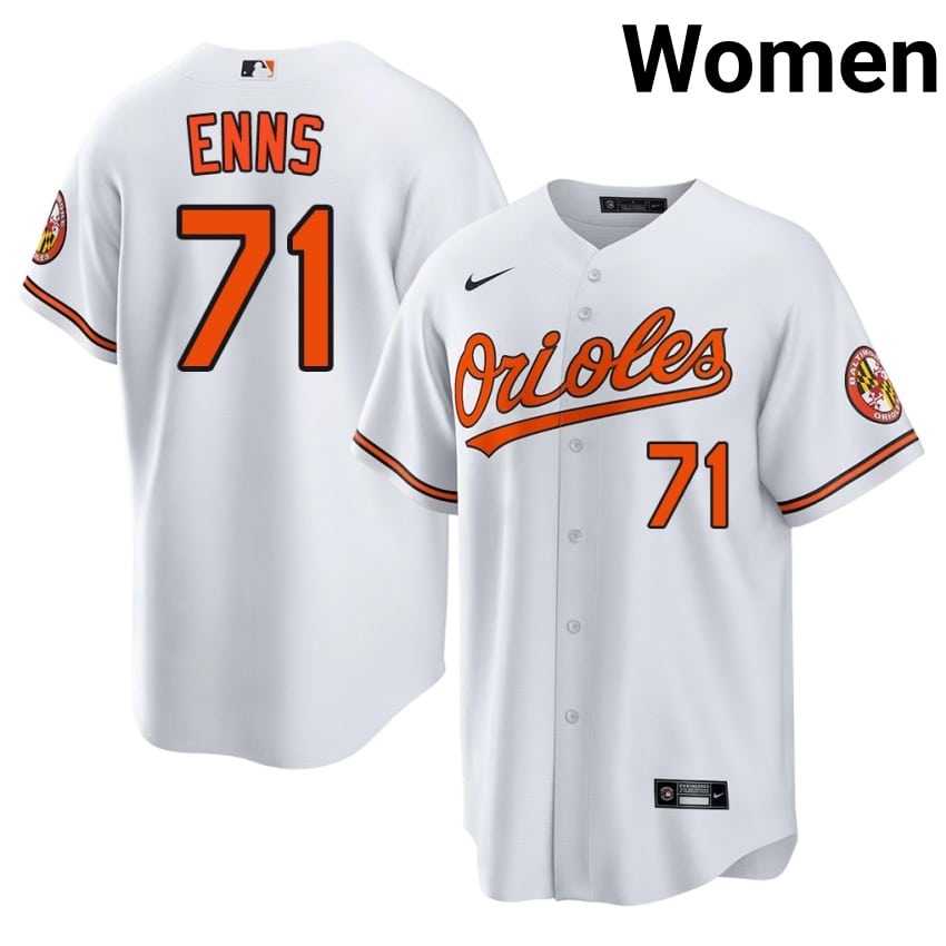 Birds Dietrich Enns White #71 Women New Jerseys 293572-542